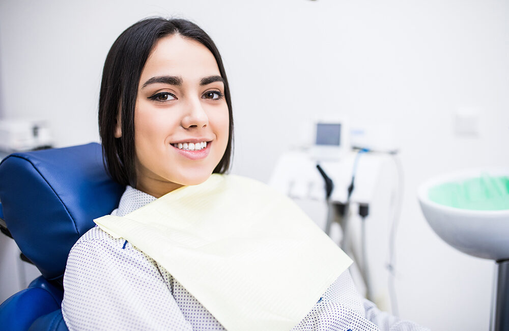 Woman at Dentist